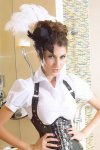 Accessories Lace Beveled Vitoria Mini Top Hat