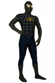 Halloween Costumes Black Spiderman Zentai Suit