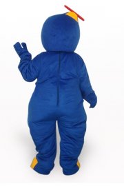Mascot Costumes Yellow and Blue Penguin Costume