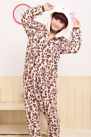 Mascot Costumes Kigurumi Leopard Kitty Cat Costume