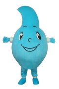 Mascot Costuems Blue Water Drop Costume