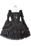 Adult Costume Lolita Black Princess Dress