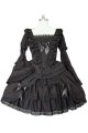 Adult Costume Lolita Black Princess Dress