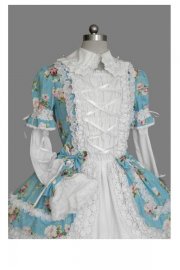 Adult Costume Floral Gothic Lolita Dress