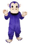Mascot Costuems Purple Gorilla Costume