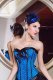 Accessories Blue Beveled Mini Top Hat