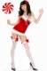 Christmas Costume Halter Neck Furry Winter Costume