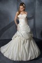 Court Train Rose Bateau Ivory Wedding Dress