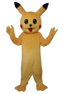 Mascot Costumes Yellow Pikachu Costume