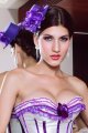 Accessories Purple Flower Mini Top Hat