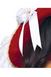 Halloween Costume Sexy Red and White Pirate Costume