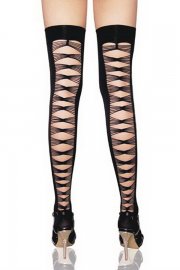 Accessory Black Knee High Stockings