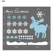 Accessory Reindeer Xmas Cutout Decoration