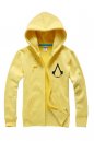 Game Costume Assassin's Creed Fleeces Yellow Hoodie