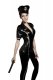 Uniform Costumes Cool Black Policewoman Costume