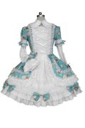 Adult Costume Floral Gothic Lolita Dress