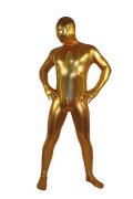 Halloween Costumes Shiny Golden Spiderman Zentai