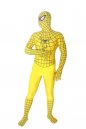 Halloween Costumes Yellow Spiderman Zentai Suit