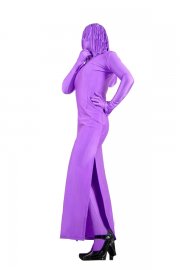 Halloween Costumes Stylish Purple Zentai Suit