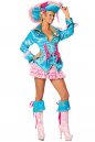 Halloween Costumes Sassy Azure Pirate Dress Suit