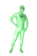 Halloween Costume Light Green Spiderman Zentai