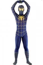 Halloween Costumes Overwhelmed Black Spiderman Zentai Suit