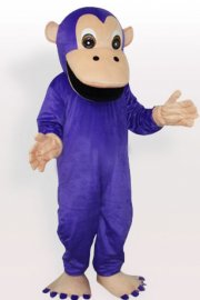 Mascot Costuems Purple Gorilla Costume
