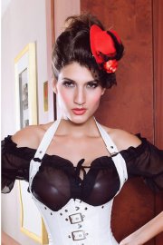 Accessories Red Lace Cocktail Mini Top Hat
