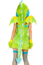 Halloween Costume Deluxe Green Puff Dragon Costume