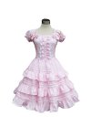 Adult Costume Light Yellow Lolita Princess Dress