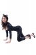 Halloween Costume Black Tight Cat Jumpsuit