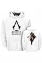 Game Costume Assassin's Creed White Hoodie