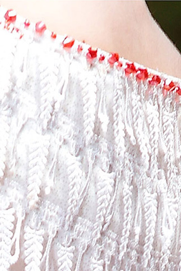 Chic Knee Length Fringed Dress - Click Image to Close