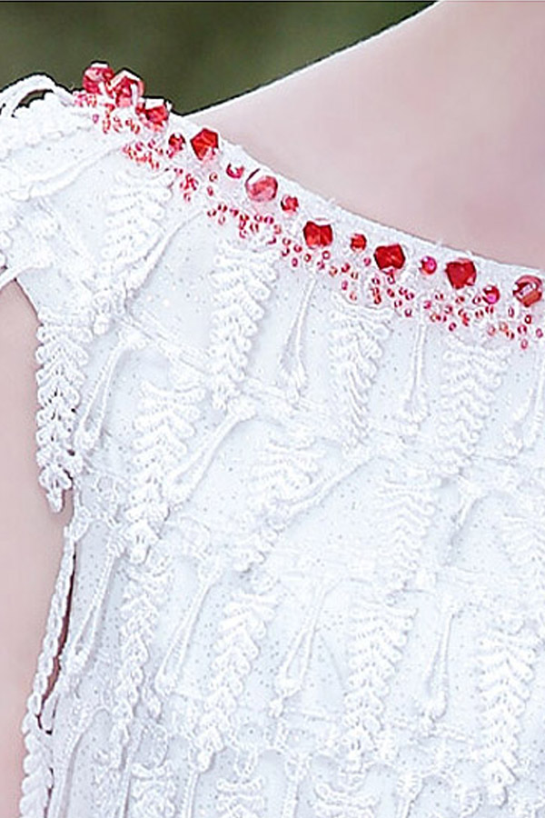Chic Knee Length Fringed Dress - Click Image to Close