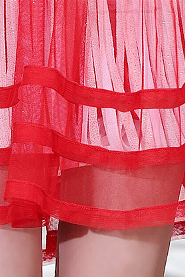 Chic Knee Length Fringed Dress - Click Image to Close