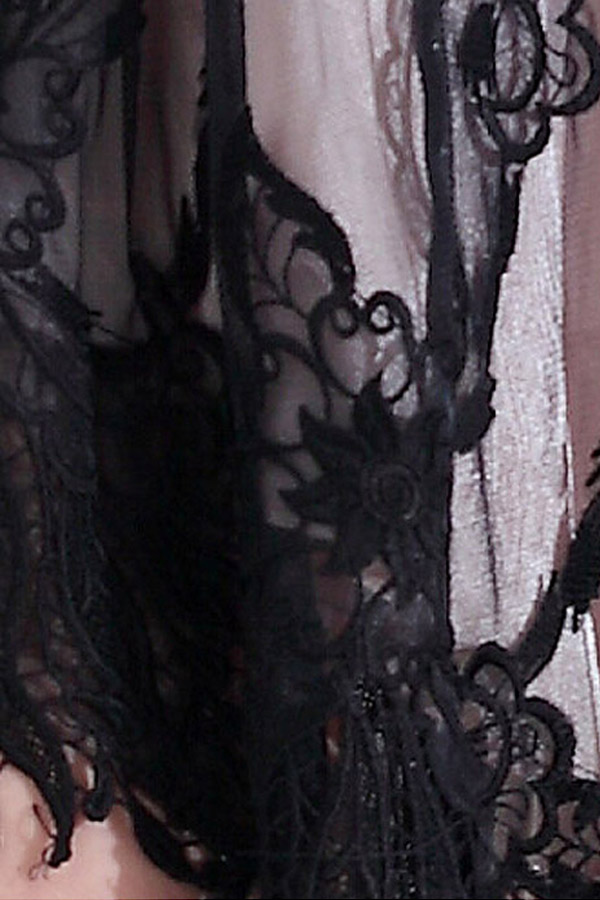 Feminine Black Tulle Cocktail Dress - Click Image to Close