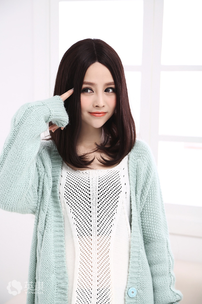 Deluxe 100% Human Hair Handmade Wig - Click Image to Close